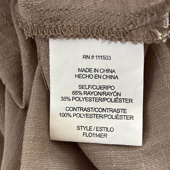 ANTHROPOLOGIE Fig and Flower Embroidered Top Beige Size S - Picture 13 of 14